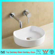 China Manufacturers Laboratory Semicircle Ceramic Sink